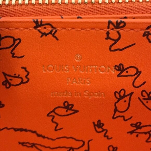 LOUIS VUITTON Zippy Wallet Transformed Monogram/Catogram Orange M63875 - Picture 9 of 10